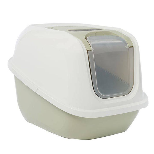 Exquisicat Smart Cat Hooded Litter Box with Door