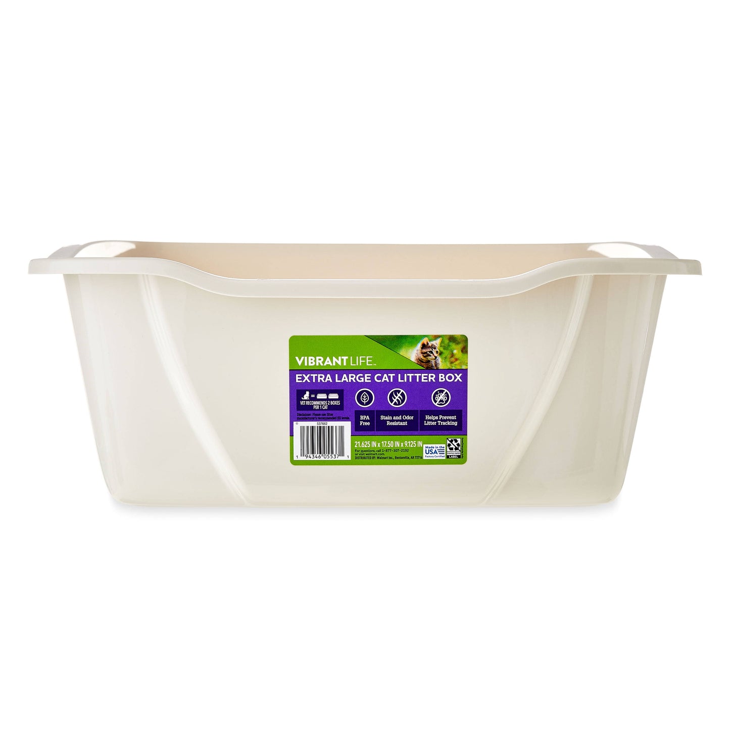 Vibrant Life Extra Large Cat Litter Box